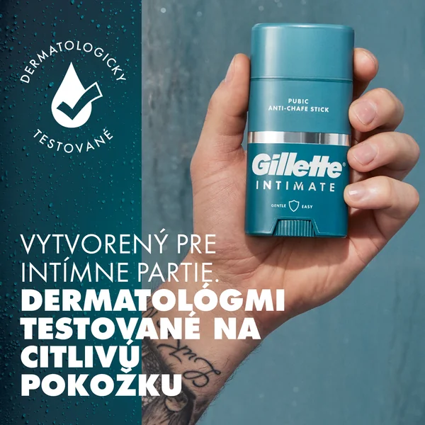 Gillette intímna tyčinka proti zapareninám 1×48 g, intímna tyčinka