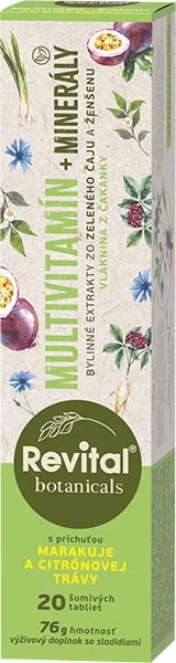 Revital botanicals Multivit + minerál marakuja + citrónová tráva