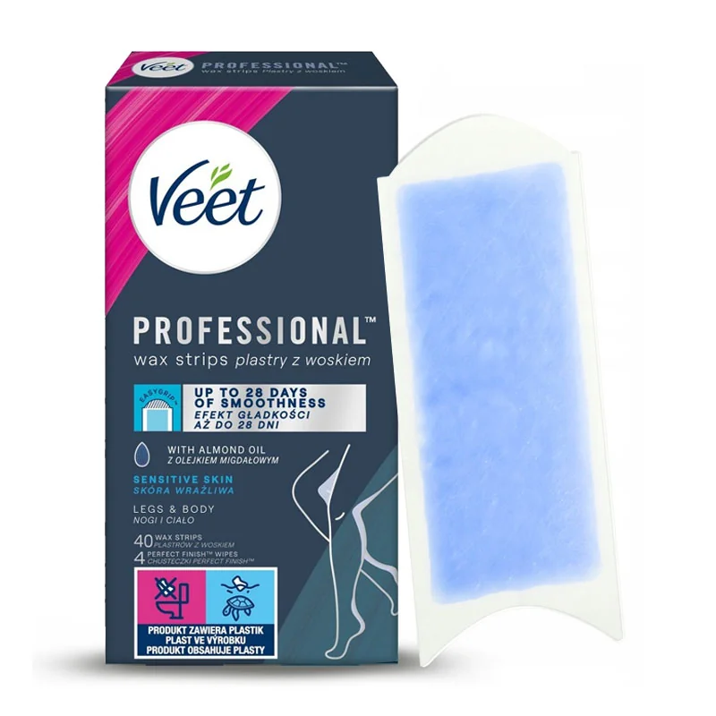 VEET Professional Studené voskové pásky na citlivú pokožku 40 ks na citlivú pokožku 40 ks