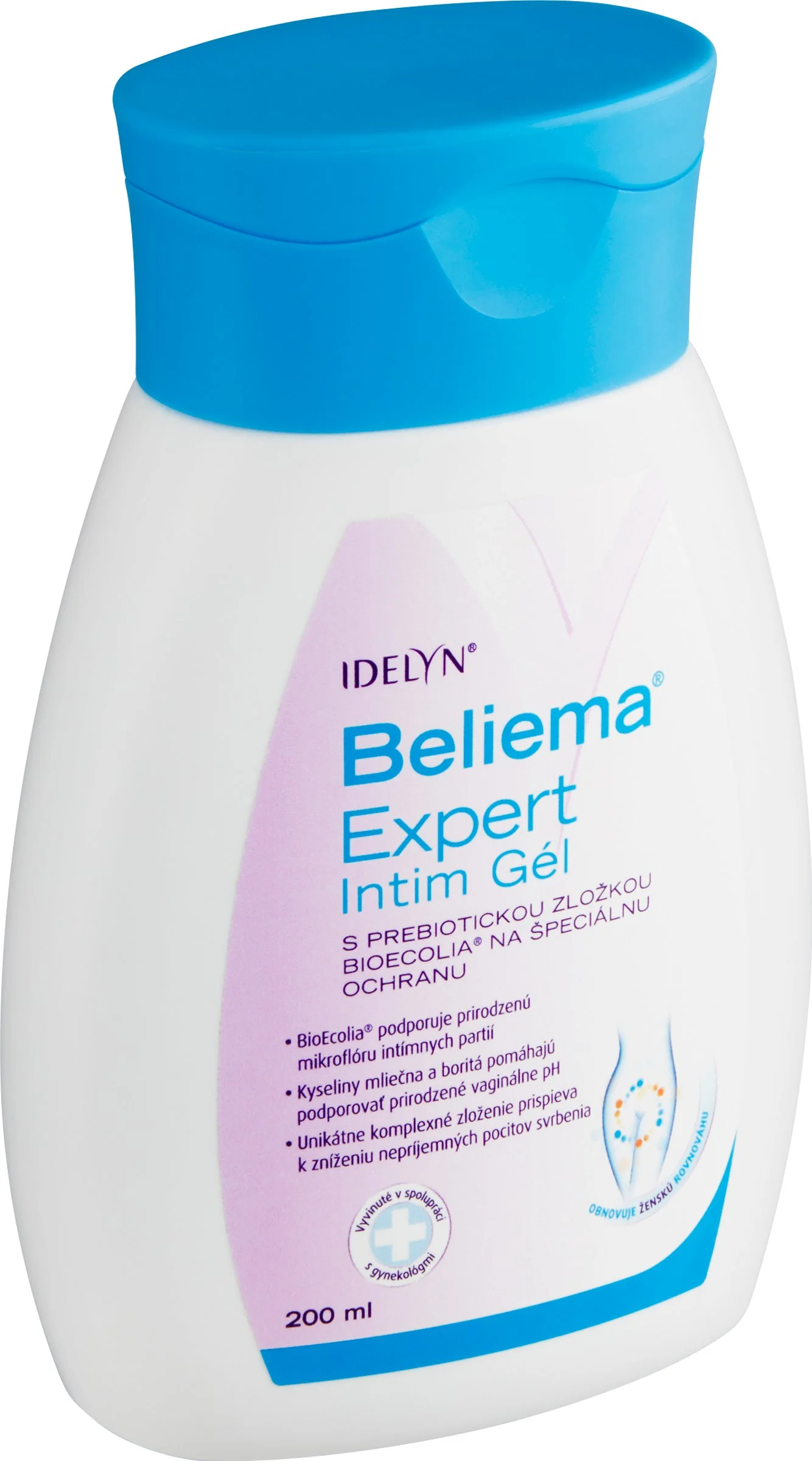 IDELYN Beliema Expert Intime Gél 1×200 ml, intímny gél pre ženy