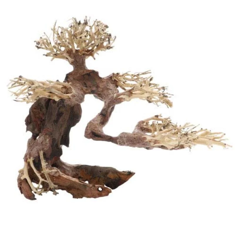 DUPLA Bonsai M -Prírodná drevená dekorácia do sladkovodného akvária 30x15x23 cm 