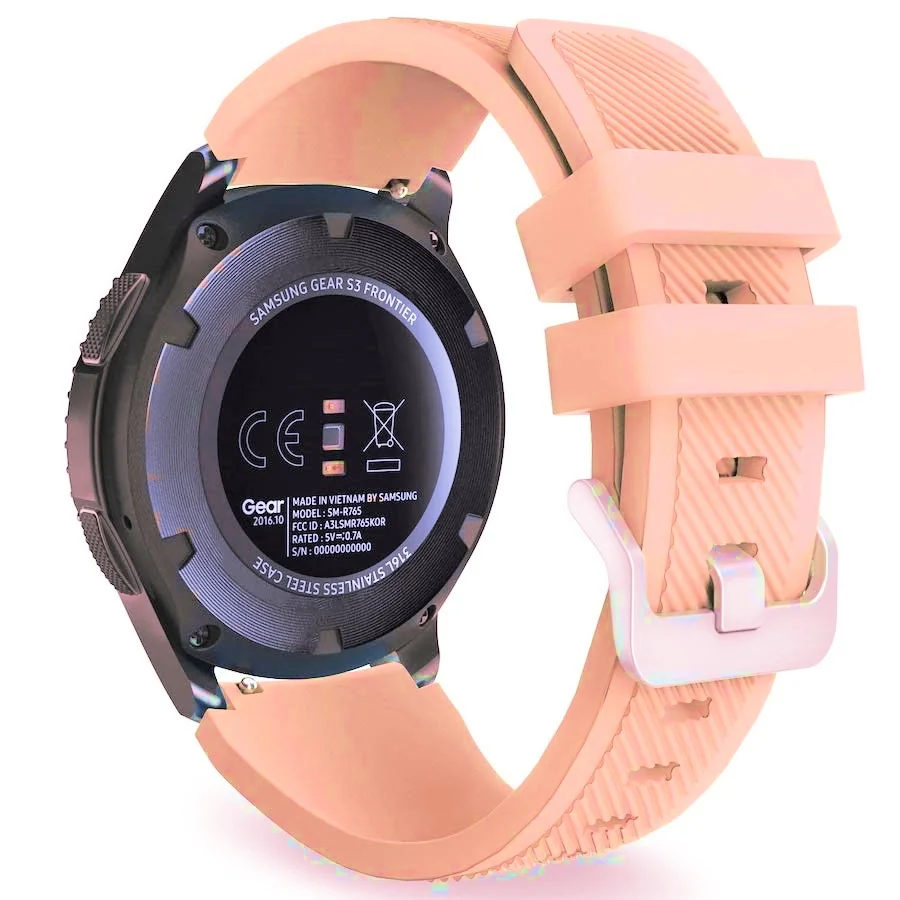 BStrap Silicone Sport remienok na Xiaomi Amazfit GTR 2 / GTR 47mm, sand pink