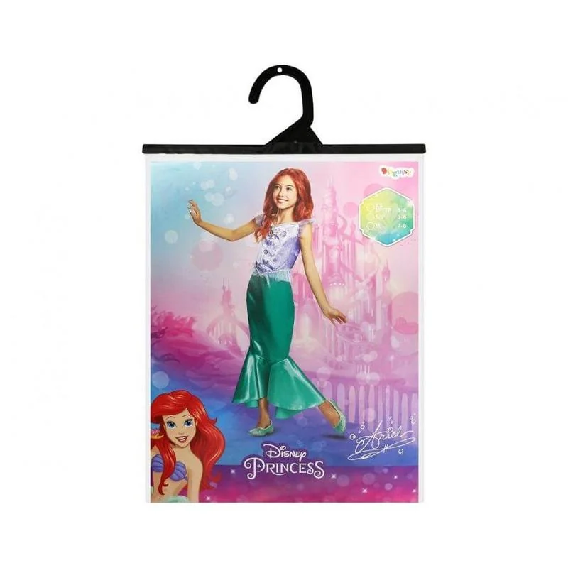 Disguise Kostým Disney Princezna Ariel Morská Víla 5-6 rokov 