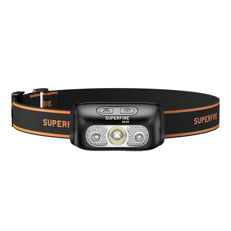 Superfire HL05-E čelovka 2W 120lm 800mAh , čierna