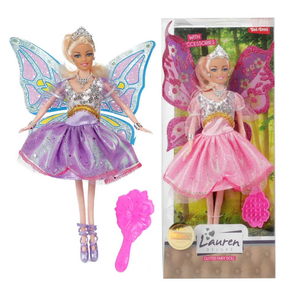 Bábika Fairy s trblietavými krídlami-Toi Toys