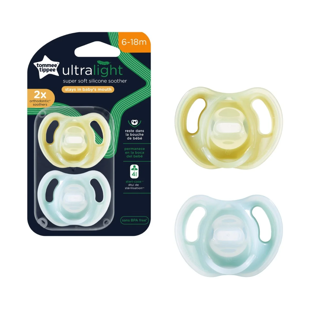 Tommee Tippee CTN Cumlík Ultra-light 6-18m