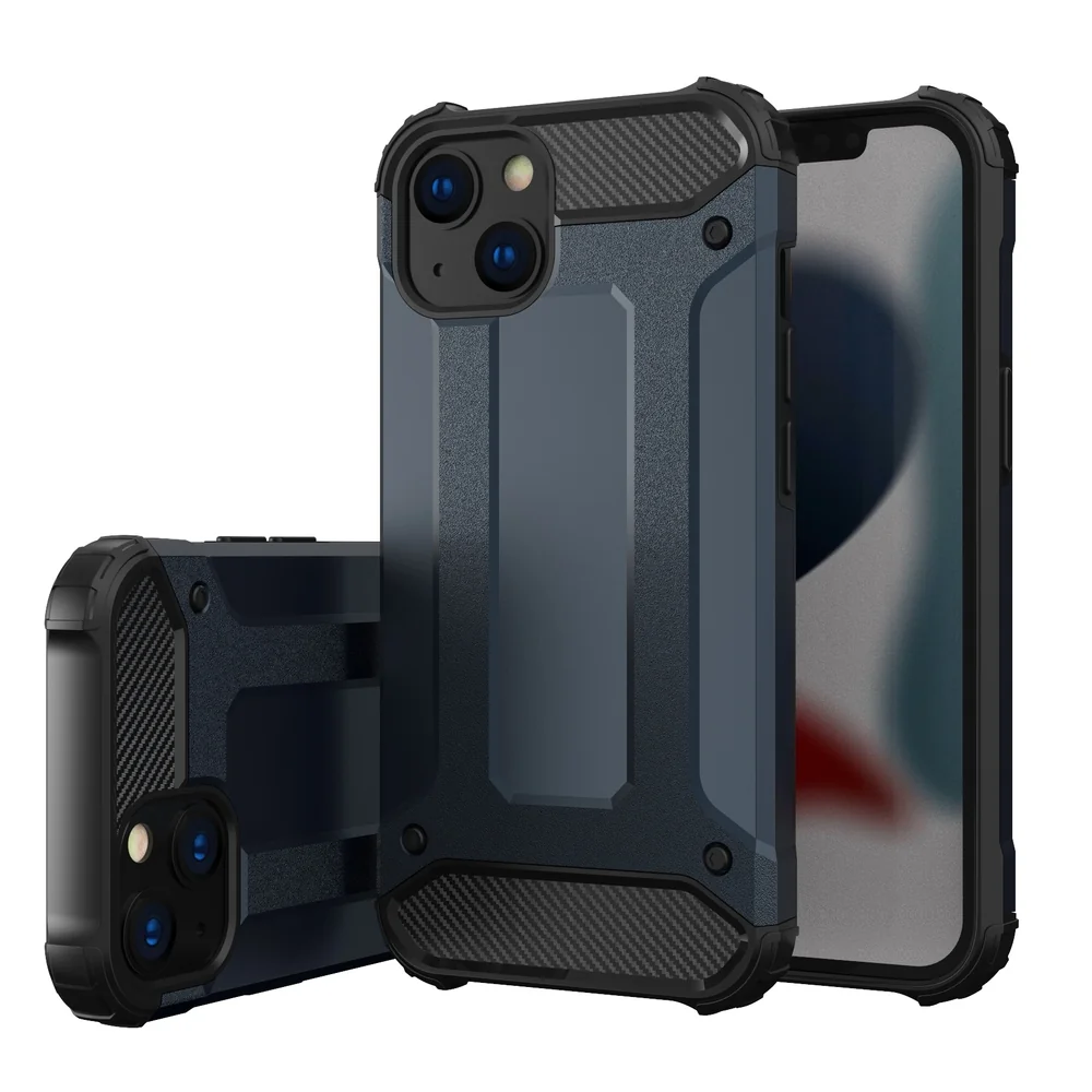 MG Hybrid Armor plastový kryt na iPhone 13, modrý 