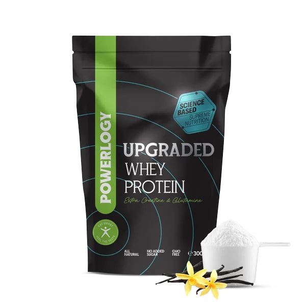 Powerlogy Upgraded Whey Protein 1×300 g, srvátkový protein