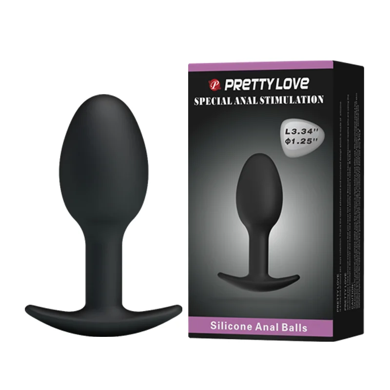 Pretty Love Heavy Balls Silicone Butt Plug