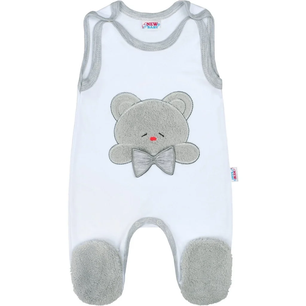 Luxusné dojčenské dupačky New Baby Honey Bear s 3D aplikáciou 62 (3-6m), 20C32562