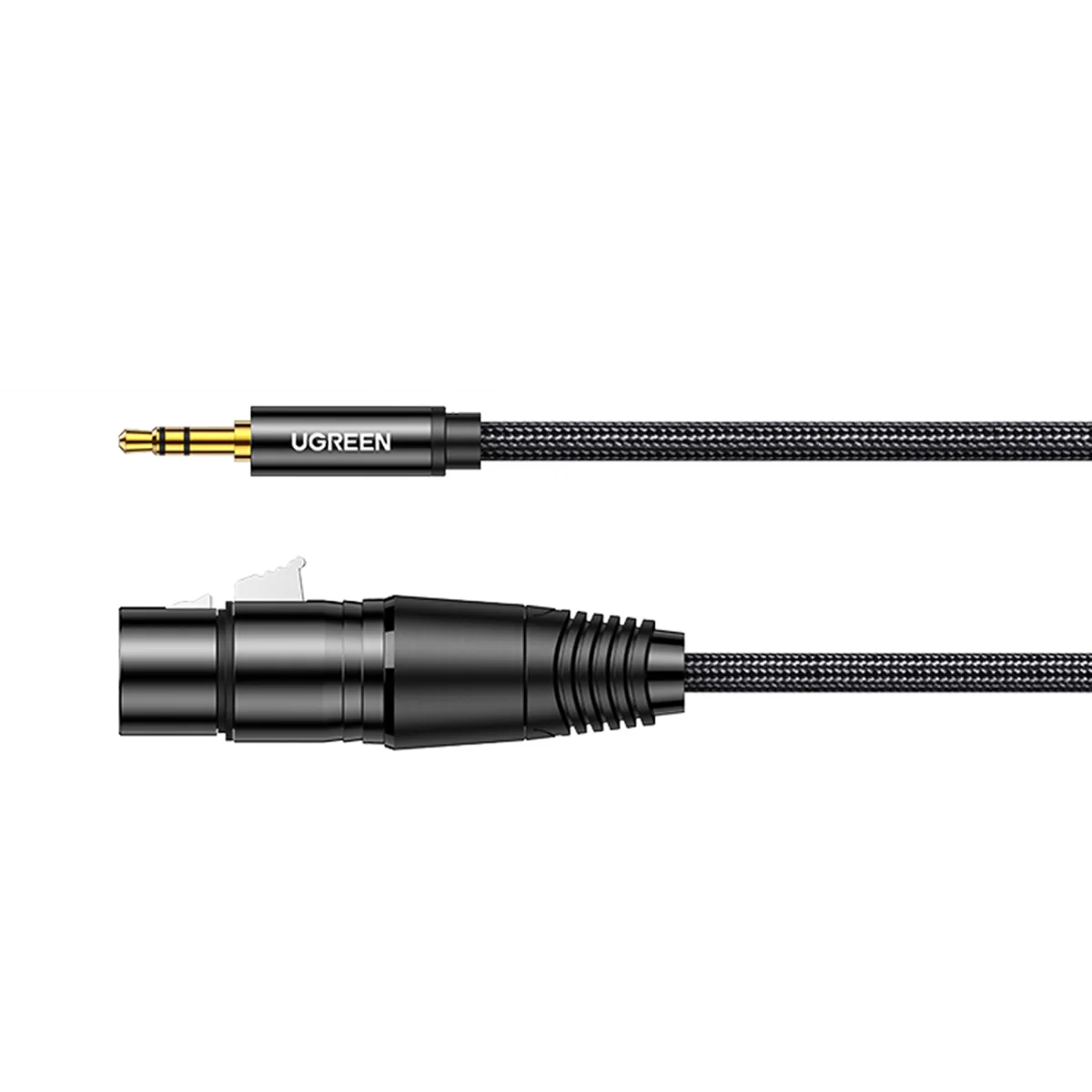 Ugreen AV182 audio kábel 3.5mm mini jack / XLR 1m, čierny 