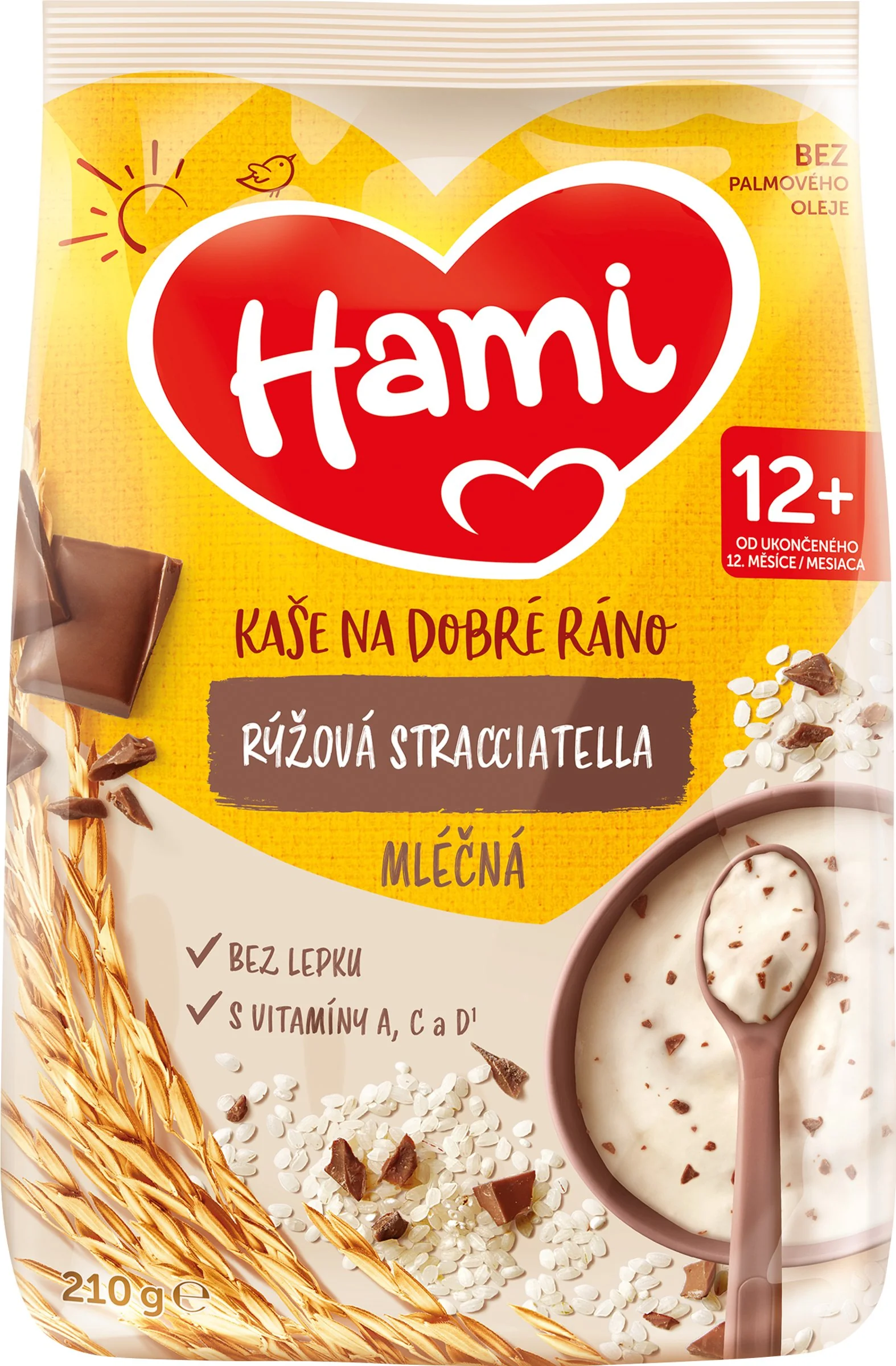 HAMI Mliečna kaša ryžová stracciatella