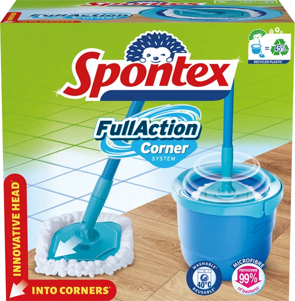 Spontex Full Action Corner System 1×1 ks, sada strapcového mopu