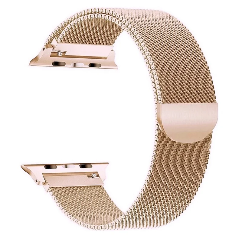 BStrap Milanese remienok na Apple Watch 42/44/45mm, Champagne