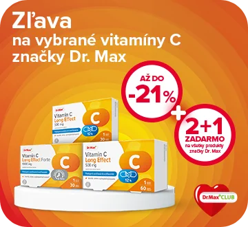 Dr. Max vitamín C až do -21 %