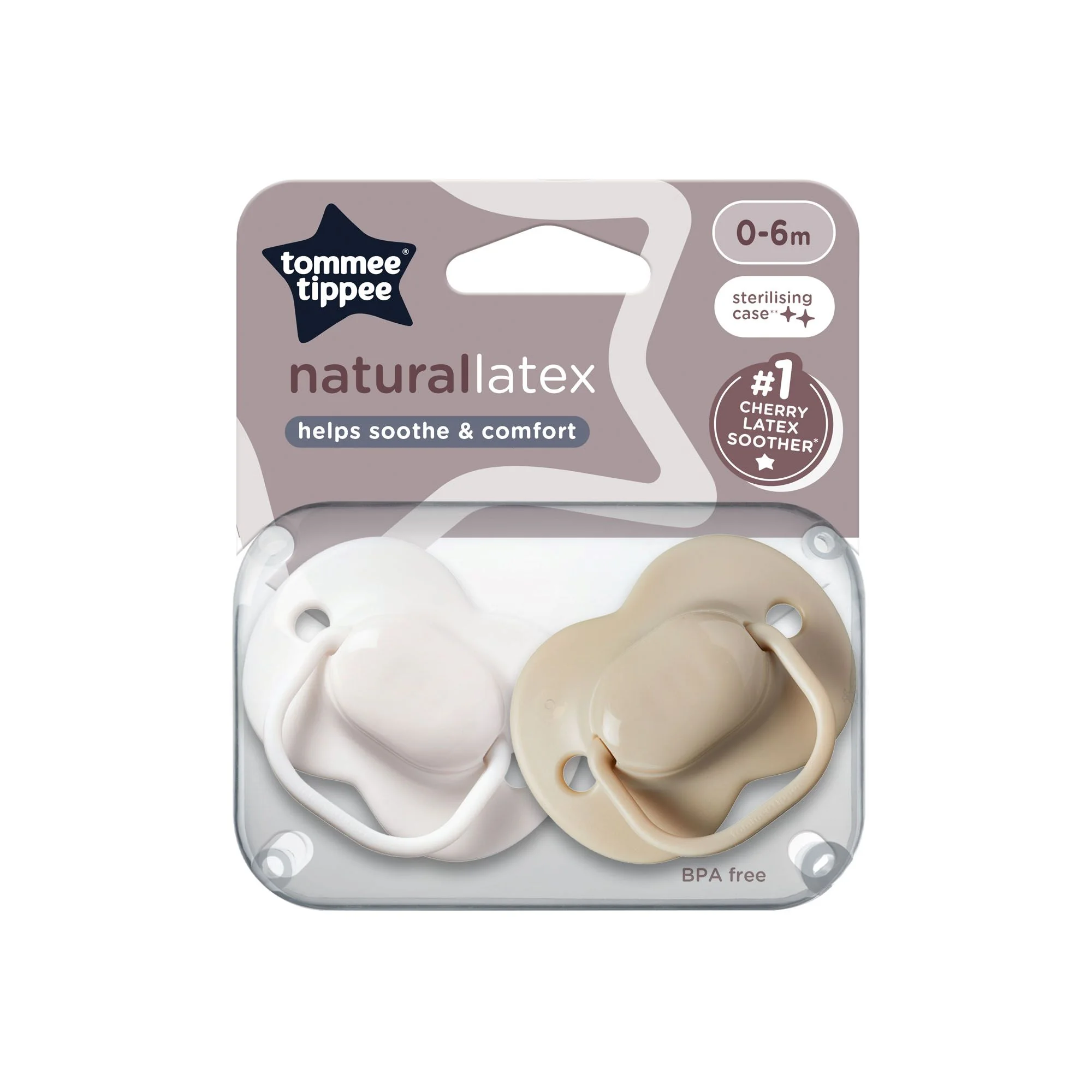 Tommee Tippee Cumlík Cherry Latex 0-6m 1×1 ks, cumlík