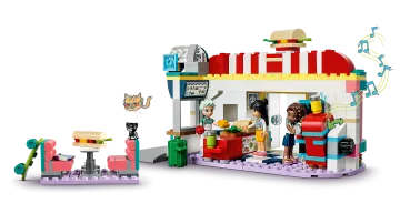 LEGO® Friends 41728 Bistro v centre mestečka Heartlake 1×1 ks, lego stavebnica