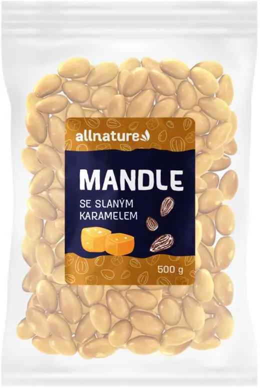 Allnature Mandle slaný karamel