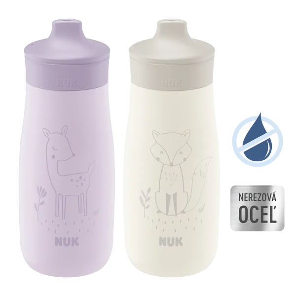 NUK flaša Mini-Me Sip nerez 300 ml (9+ m.)