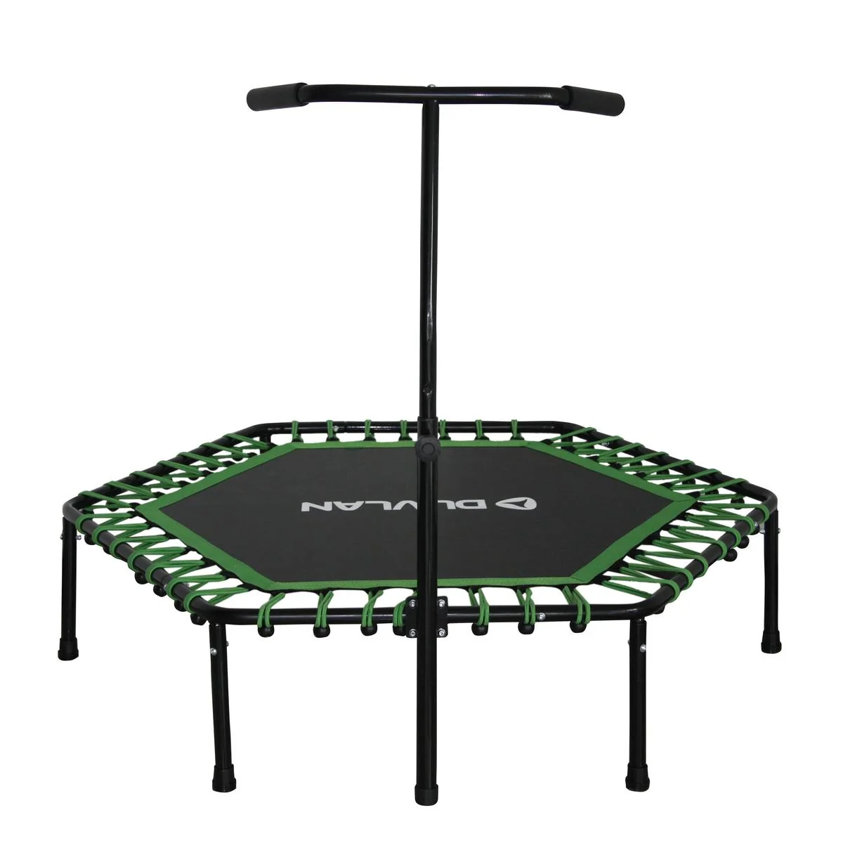 Duvlan trampolína 127 cm zelená s držadlom