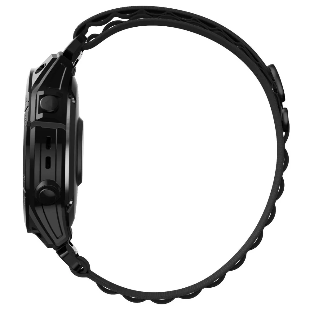 Tech-Protect Nylon remienok na Garmin Fenix 3 / 5x / 6x / 6x Pro / 7x black