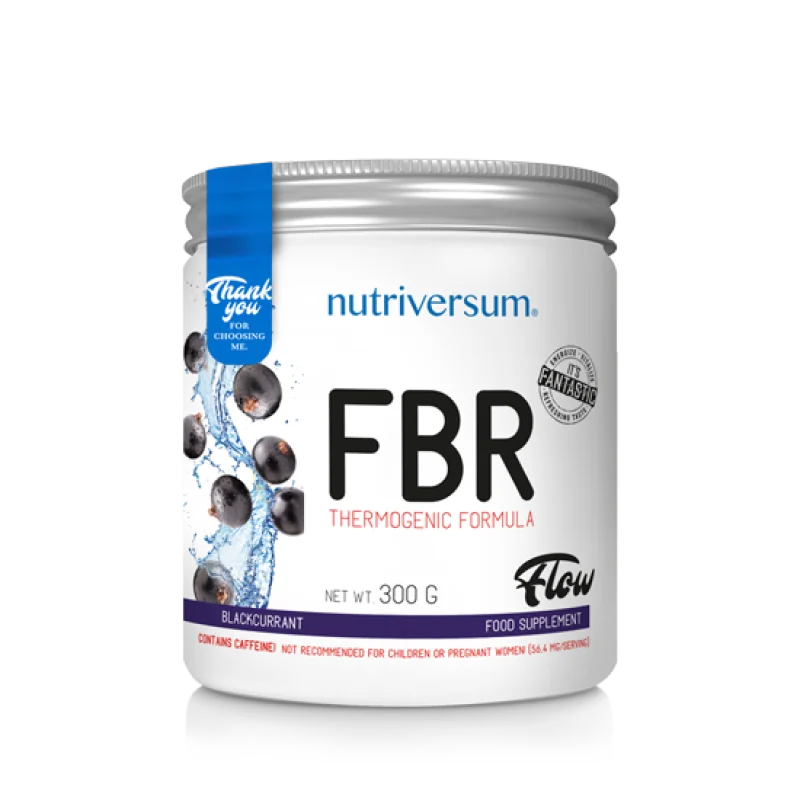 Nutriversum - FLOW - FBR 300 g - Príchuť čierna ríbezľa