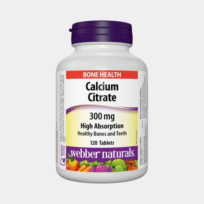 WEBBER NATURALS Calcium Citrát 300 mg