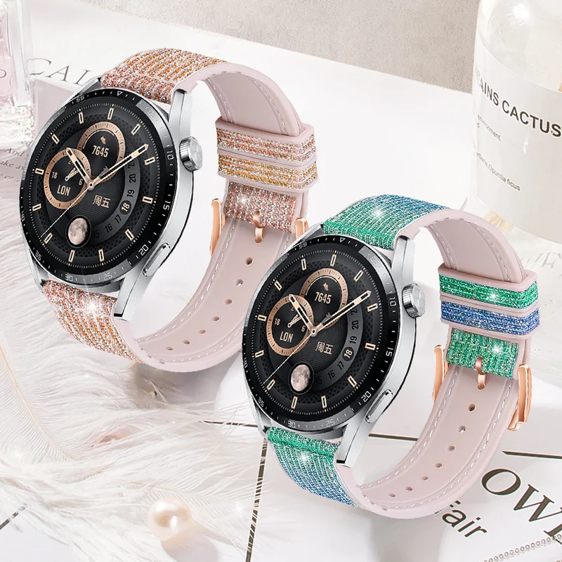 BStrap Glitter remienok na Samsung Galaxy Watch 42mm silver