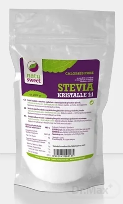 SLAD NATUSWEET STEVIA 200G KRYSTAL 1:1 VR.DOPL.