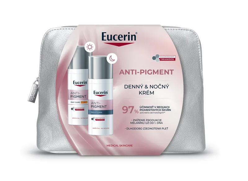 Eucerin Vianočná taštička ANTI-PIGMENT Denný krém + Nočný krém