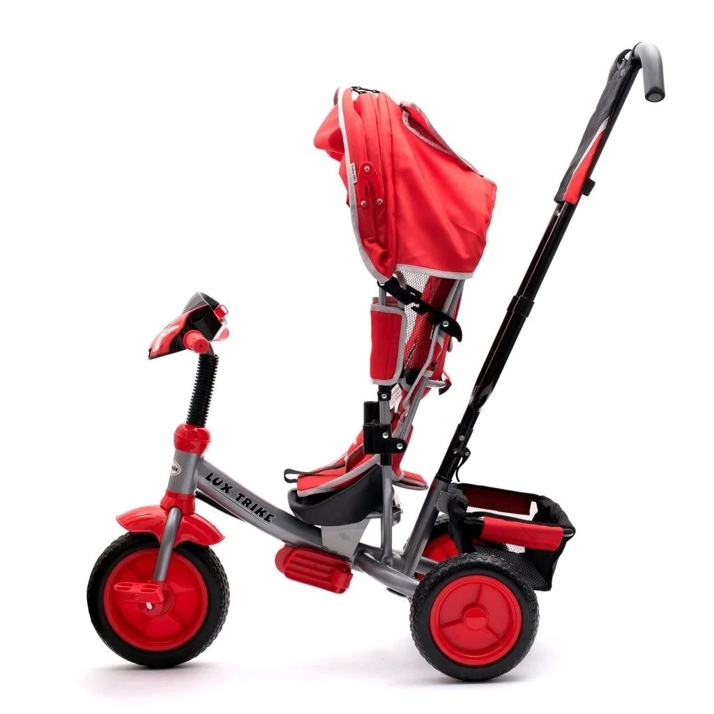 Detská trojkolka so svetlami Baby Mix Lux Trike sivá , 20C39537 