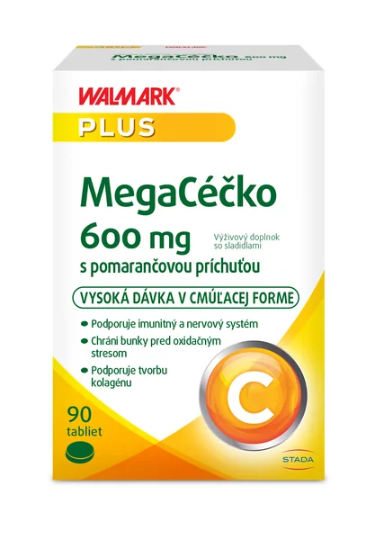 WALMARK Megacéčko 600 mg pomaranč