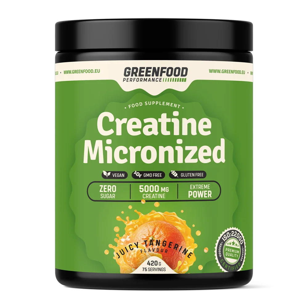 GreenFood Performance Creatine Juicy tangerin 420g