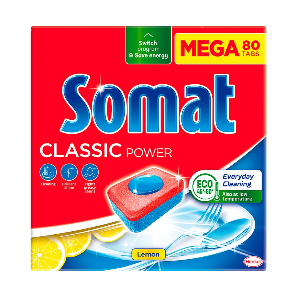 Somat Classic Power tablety do umývačky Lemon