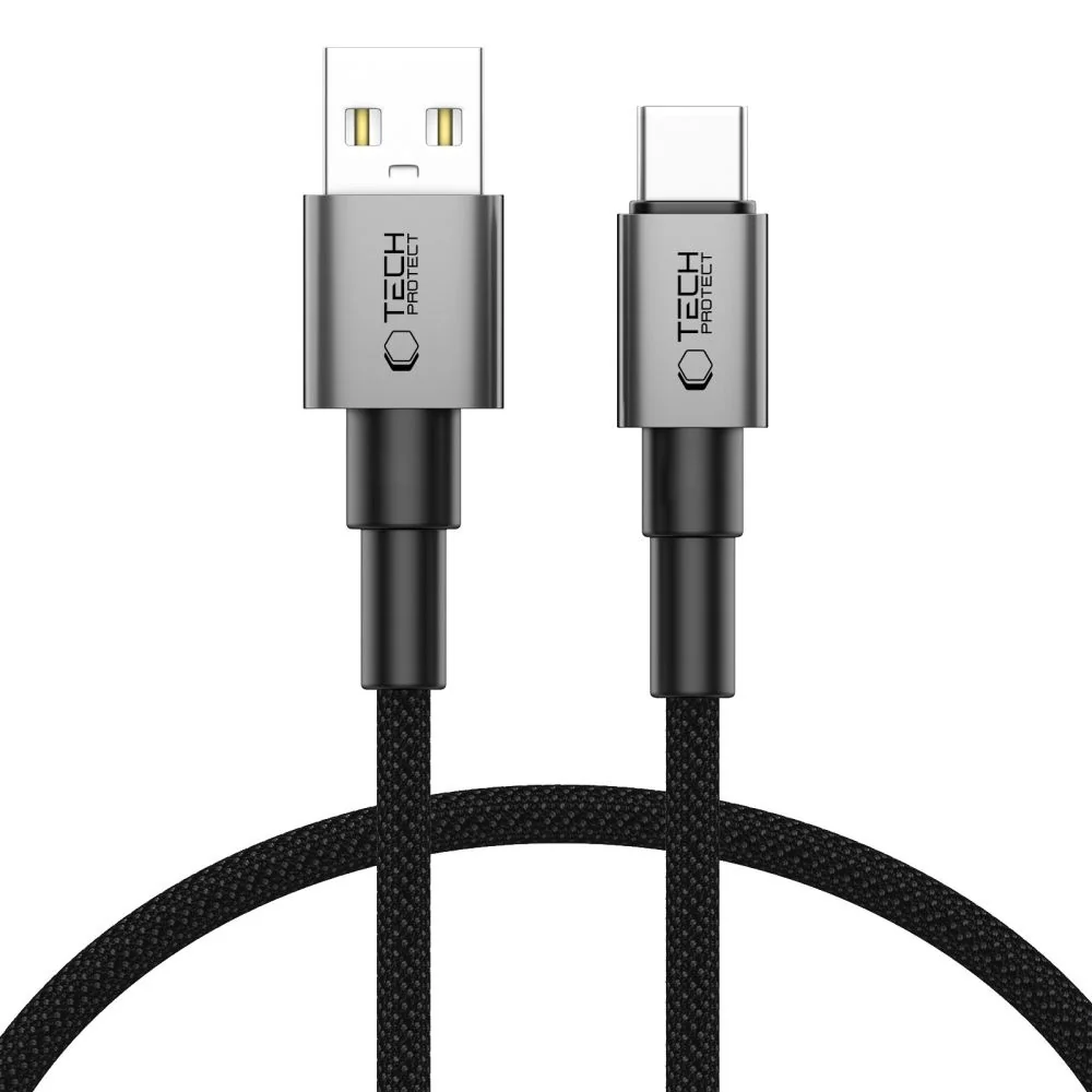 Tech-Protect Ultraboost DNA kábel USB / USB-C 15W / 3A 0.5m, šedý 