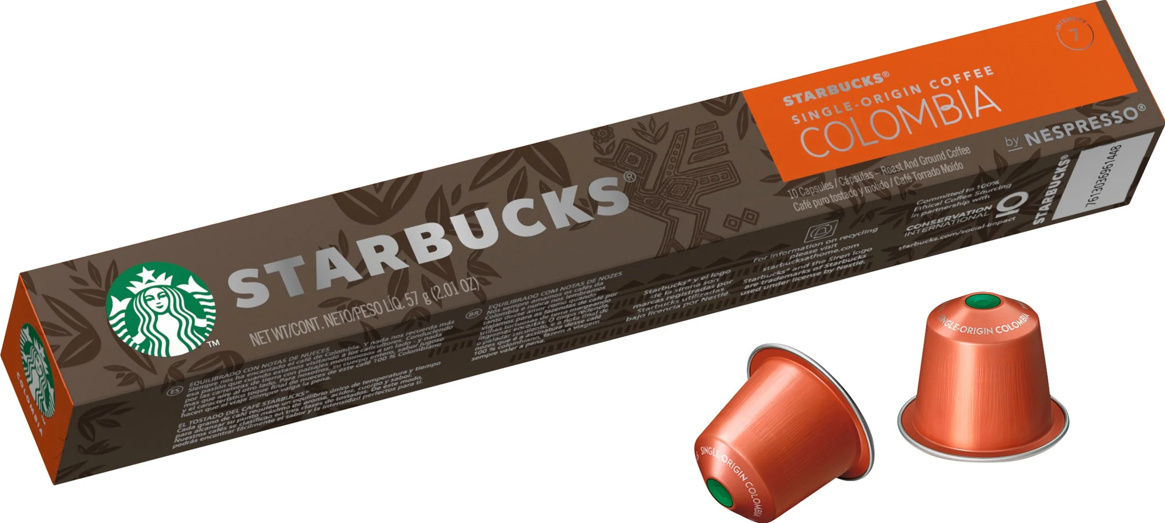 Nestle Starbucks Sin Origin Colombia Nespresso 1×10 ks, kávové kapsuly