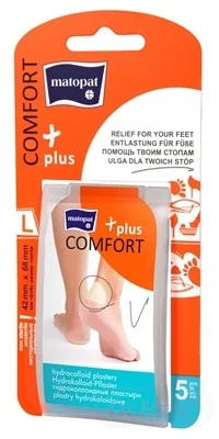 Matopat COMFORT plus Náplasť hydrokoloidná