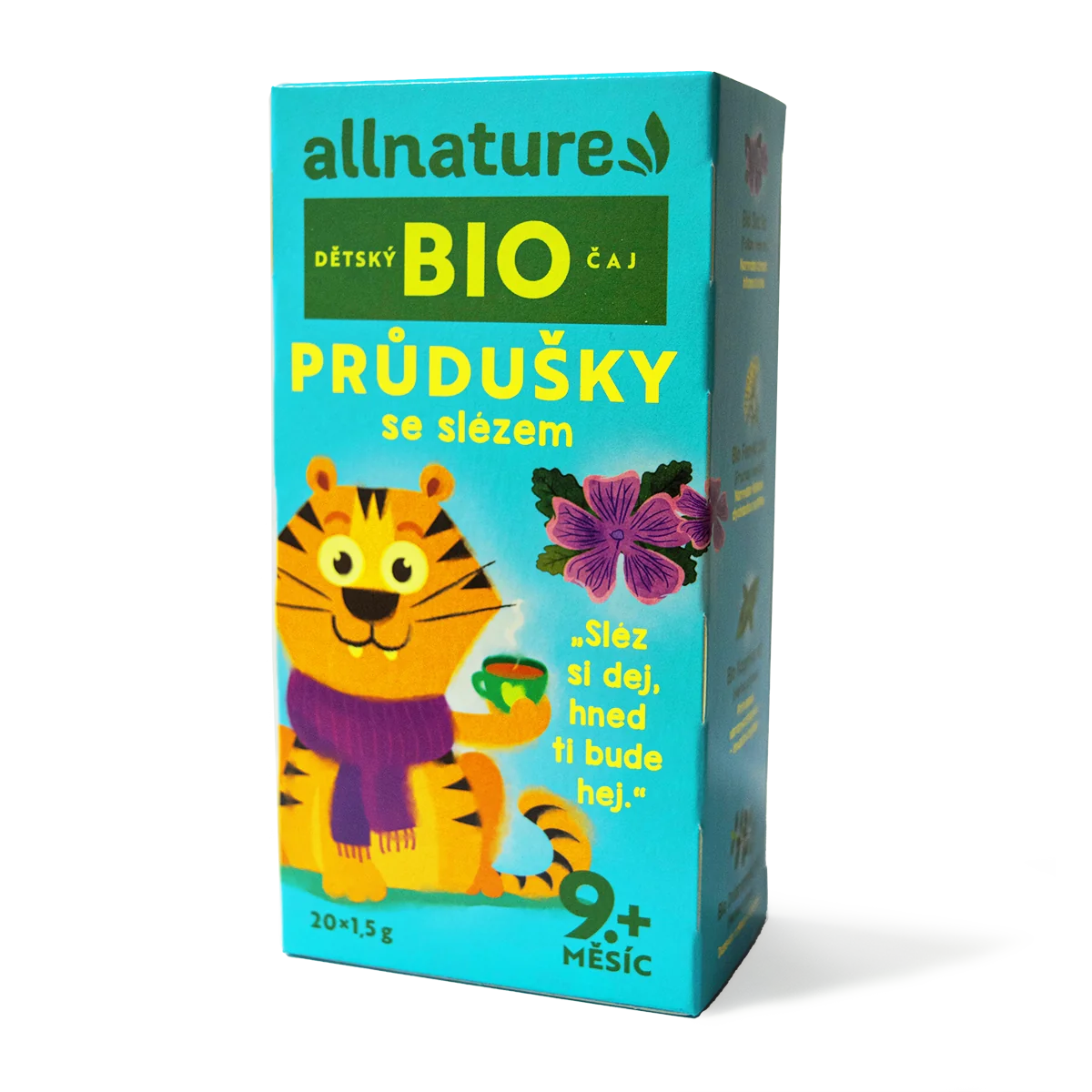 Allnature BIO Detský čaj Priedušky so zlezom