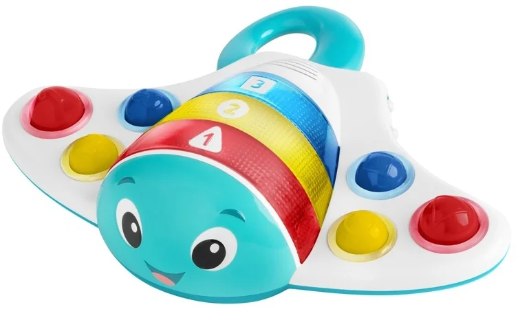 BABY EINSTEIN Hračka senzorická raja Pop & Explore Stingray™ 6m+ 1×1 ks, hračka pre deti