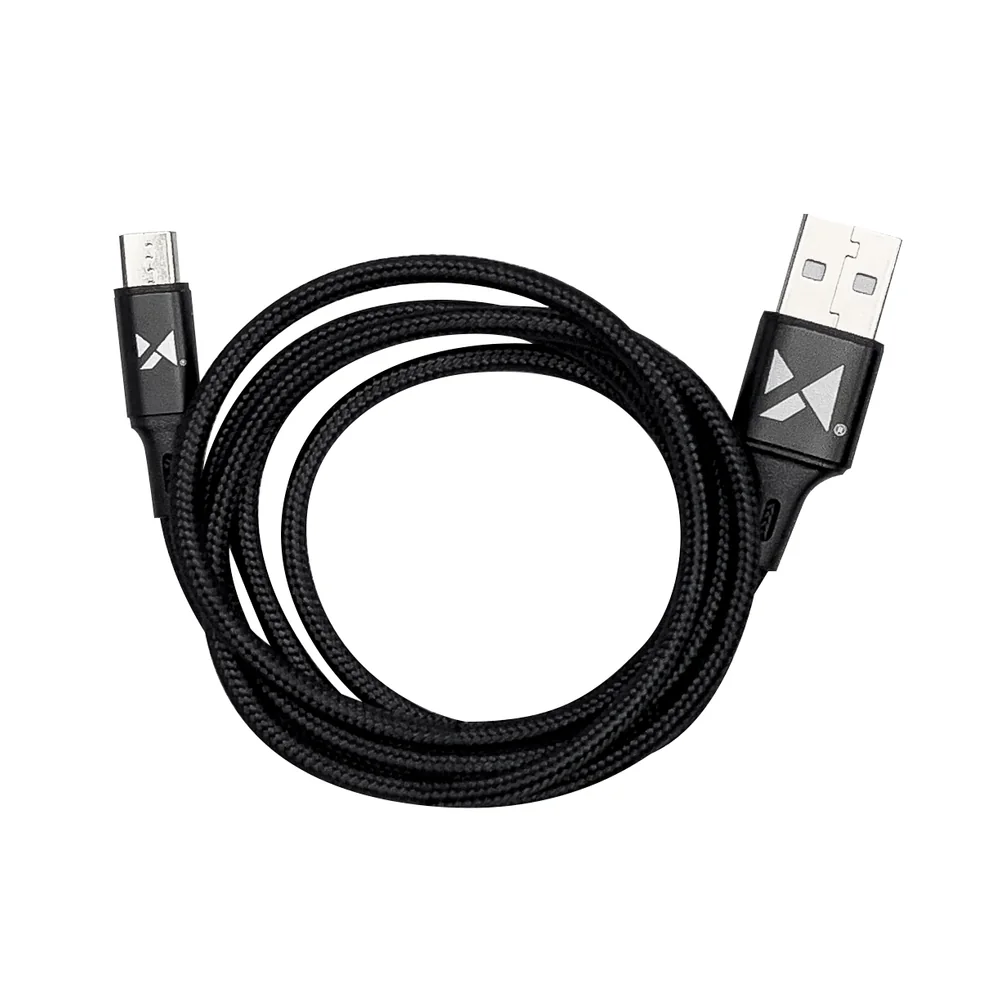 MG kábel USB / USB-C 2.4A 1m, čierny 