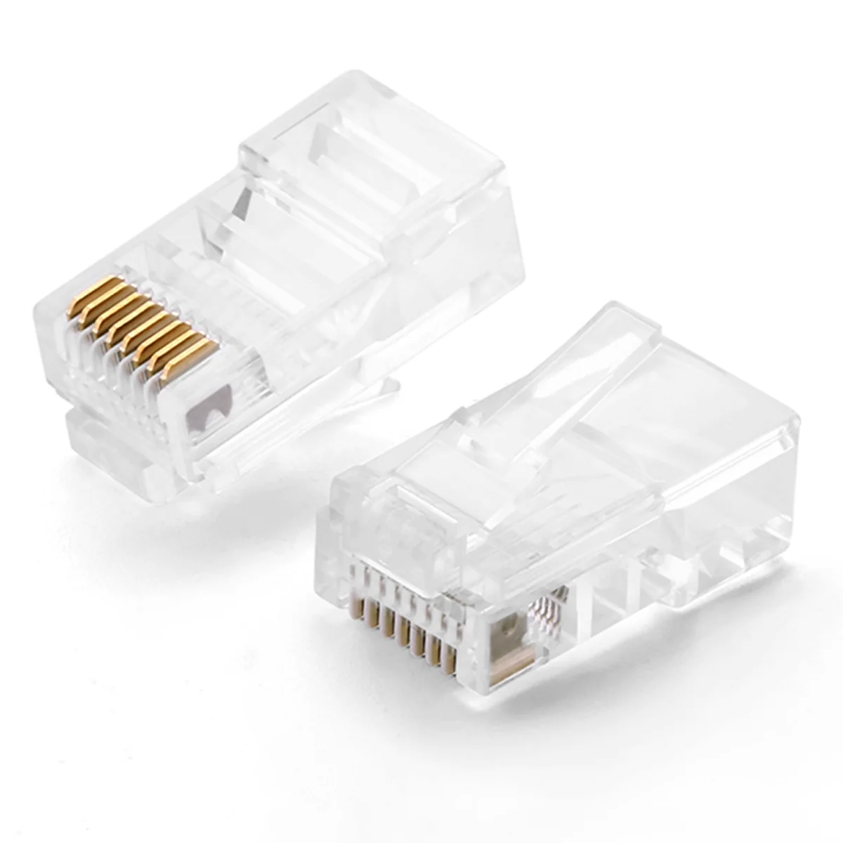 Ugreen NW110 100x konektor RJ45 8P8C Cat5, priesvitné 