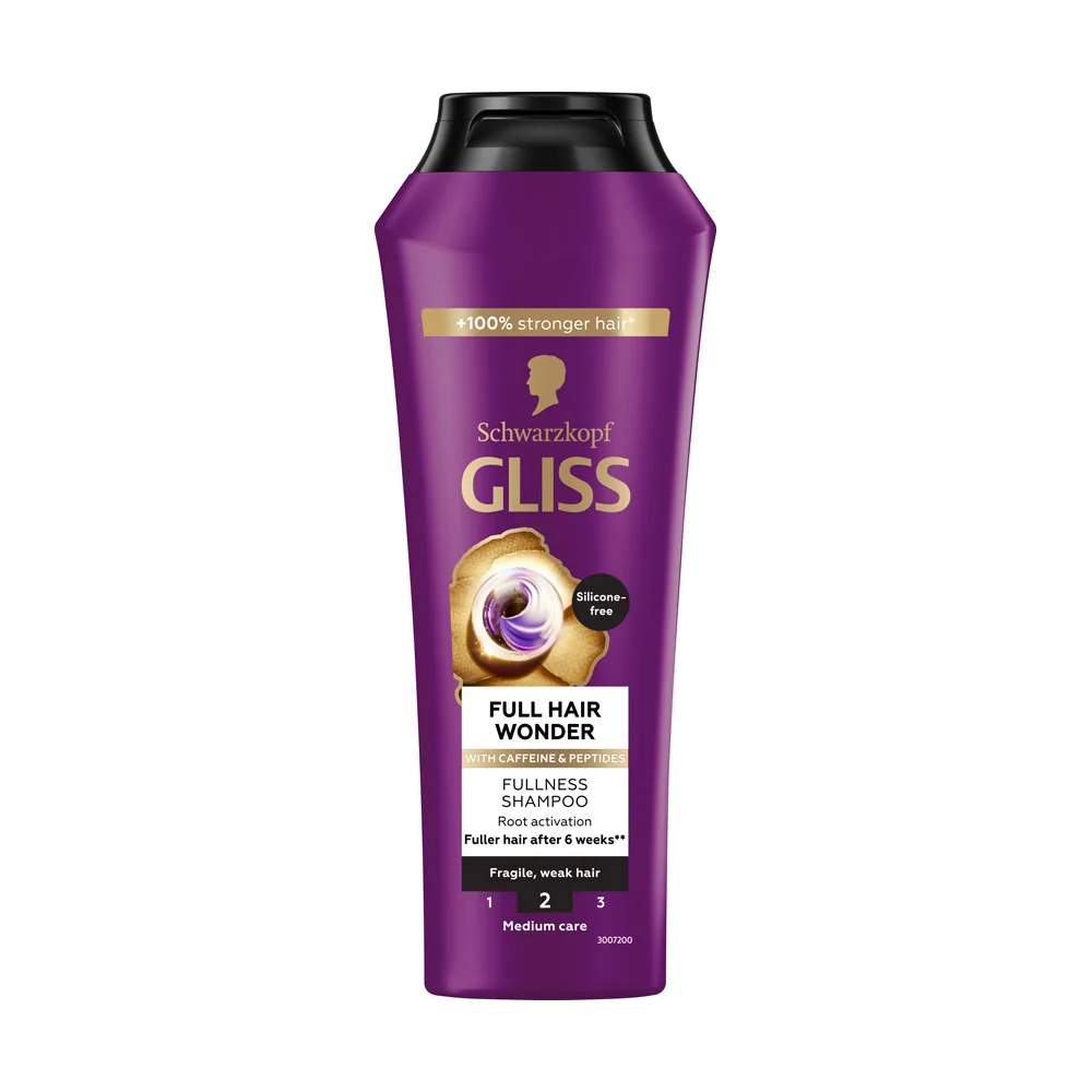 Schwarzkopf Gliss šampón Full Hair Wonder 250 ml