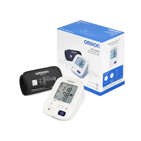 Tlakomer OMRON M3 Comfort + adaptér 1×1 ks, digitálny tlakomer