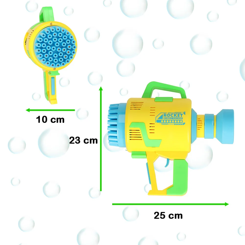 Hračka bublifuk ROCKET BUBBLE GUN stroj na výrobu bublín 