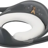 MALTEX Redukcia na WC s úchytmi mäkká Koník Minimal - steel grey