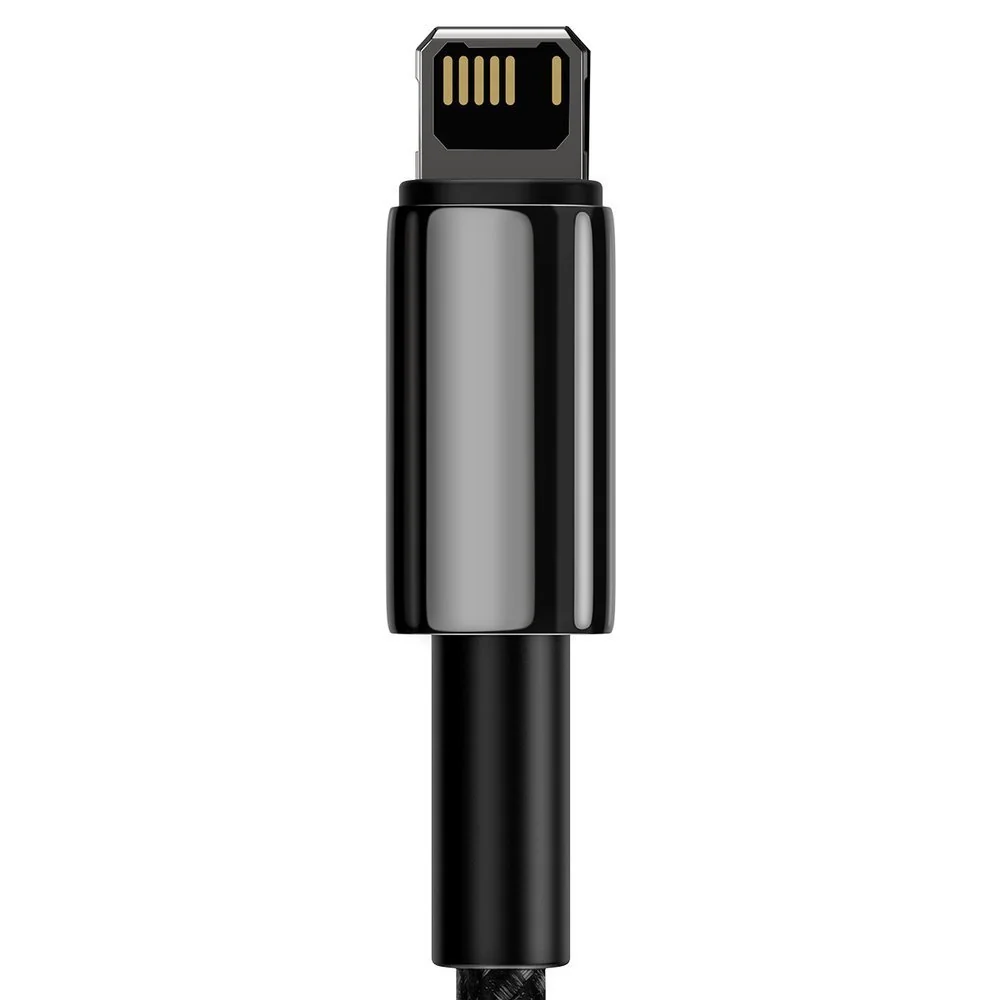 Baseus Tungsten kábel USB / Lightning 2.4A 1m, čierny 