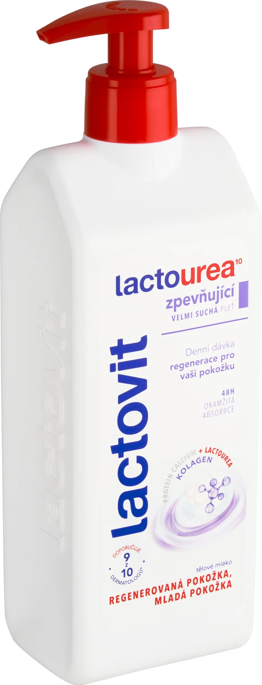 Lactovit Lactourea spevňujúce telové mlieko 1×400 ml, spevňujúce telové mlieko