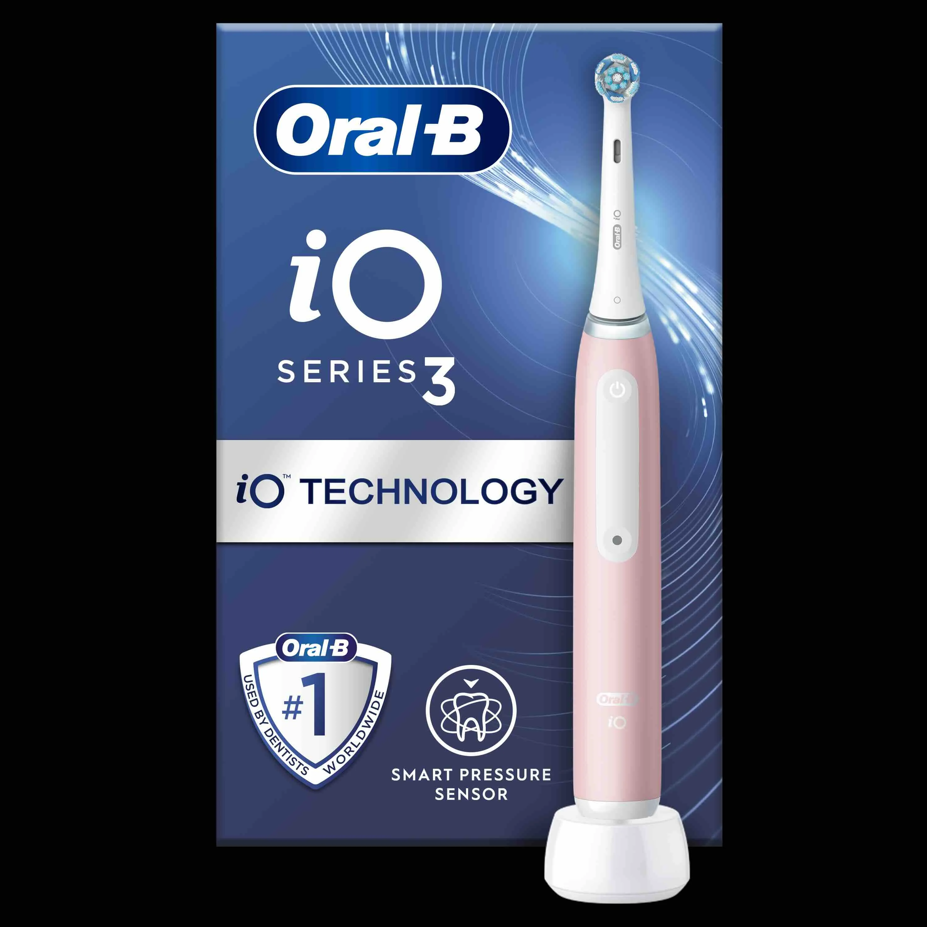 Oral B EK iO Series 3 Pink 1×1ks, elektrická zubná kefka