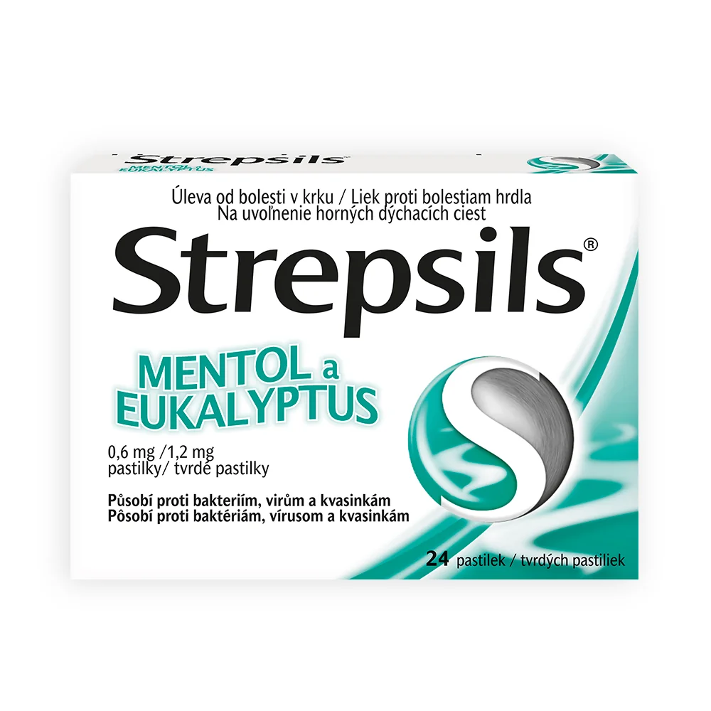 Strepsils Mentol a Eukalyptus