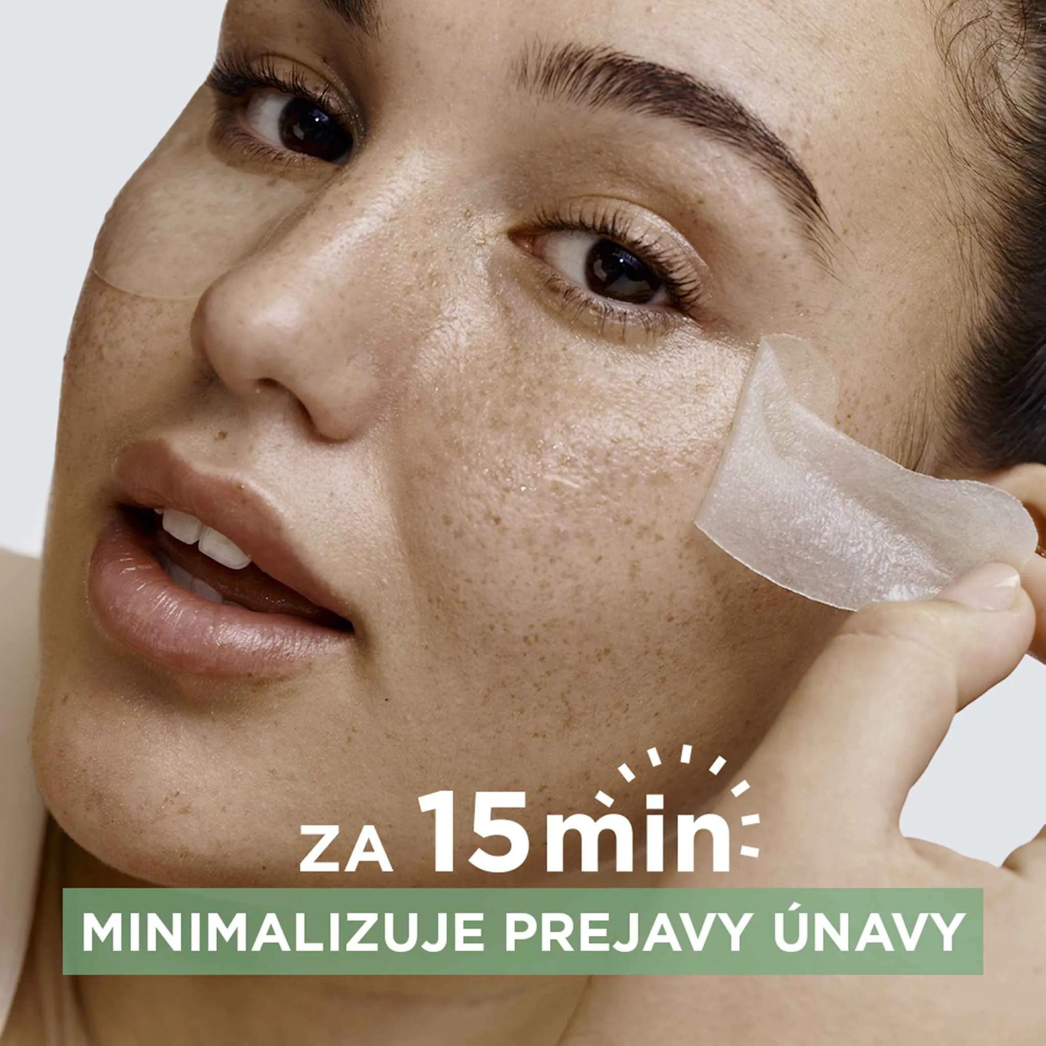 Garnier Skin Naturals Cryo Jelly očná textilná maska s chladivým efektom -7 °C, 5 g 1×5 g, maska na okolie očí